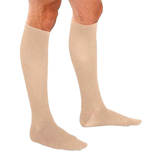 KNEE HIGH 15-20 MEN DRESS SOCK KHAKI LG TF