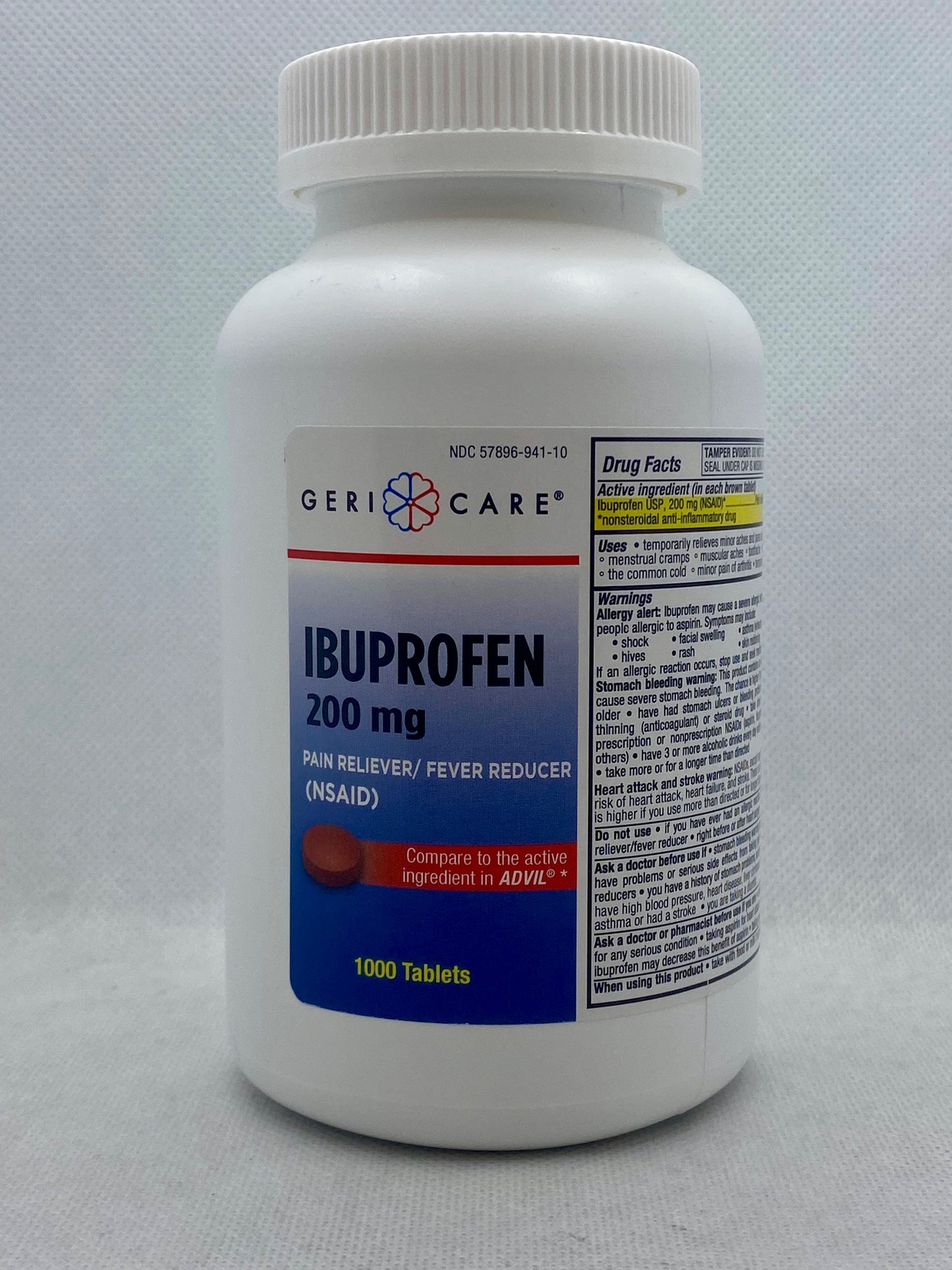 IBUPROFEN TAB 200 MG 1000 GERI-CARE
