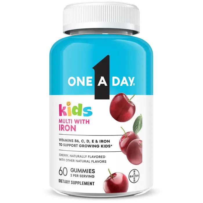 ONE A DAY KIDS MULTI + IRON GUMMIES 60
