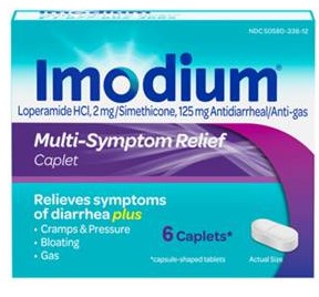 IMODIUM MULTI-SYMPTOM RELIEF CAPLET 6