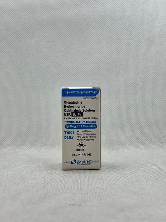 OLOPATADINE HCL OPTH SOL 0.1% 5 ML (OTC) SOME