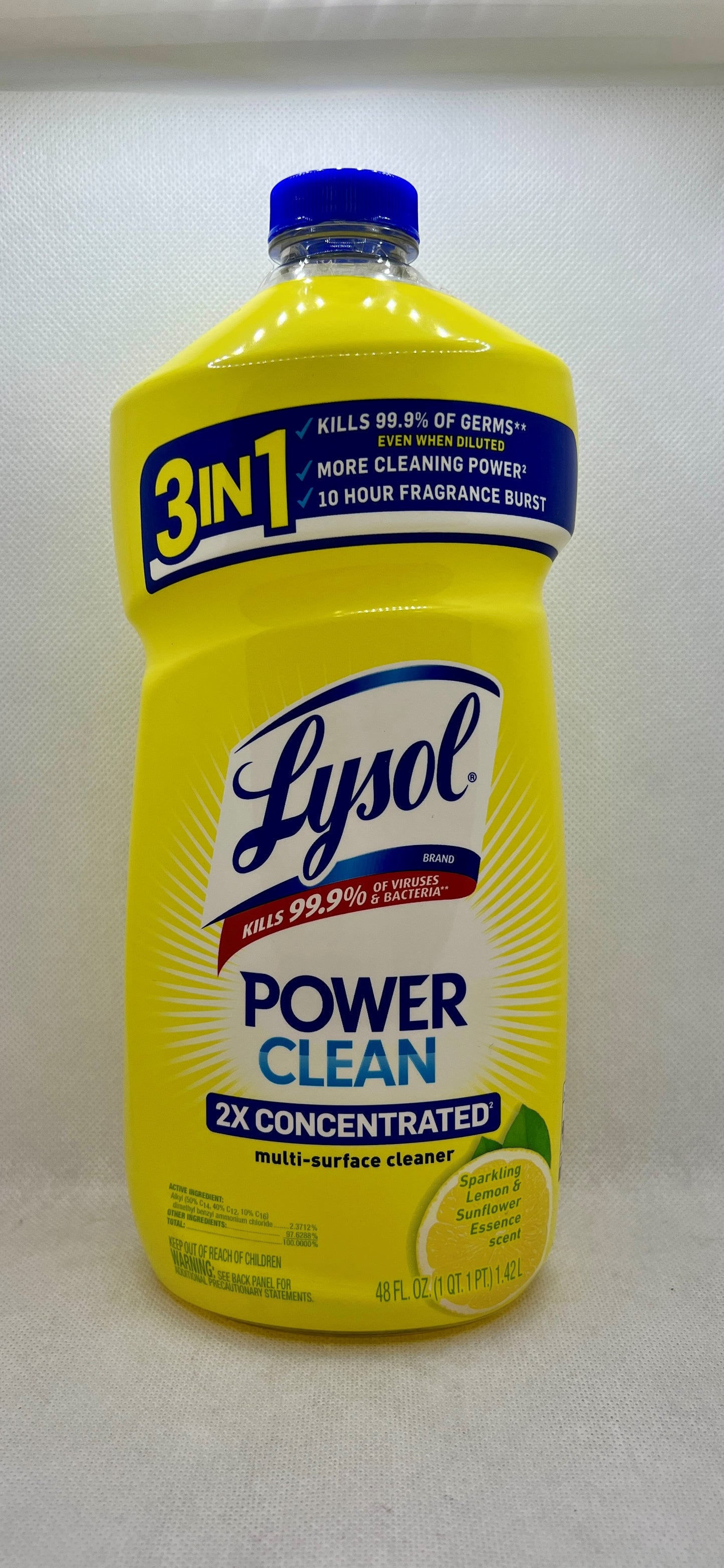 LYSOL POWER CLN 3-N-1 LEMON & SUNFLOWER 48 OZ