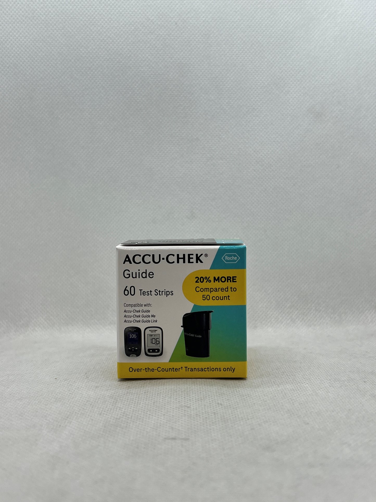 ACCU CHEK GUIDE RETAIL CASH TEST STRIP 60
