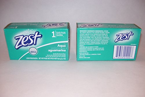 ZEST SOAP BAR AQUA 3.2 OZ