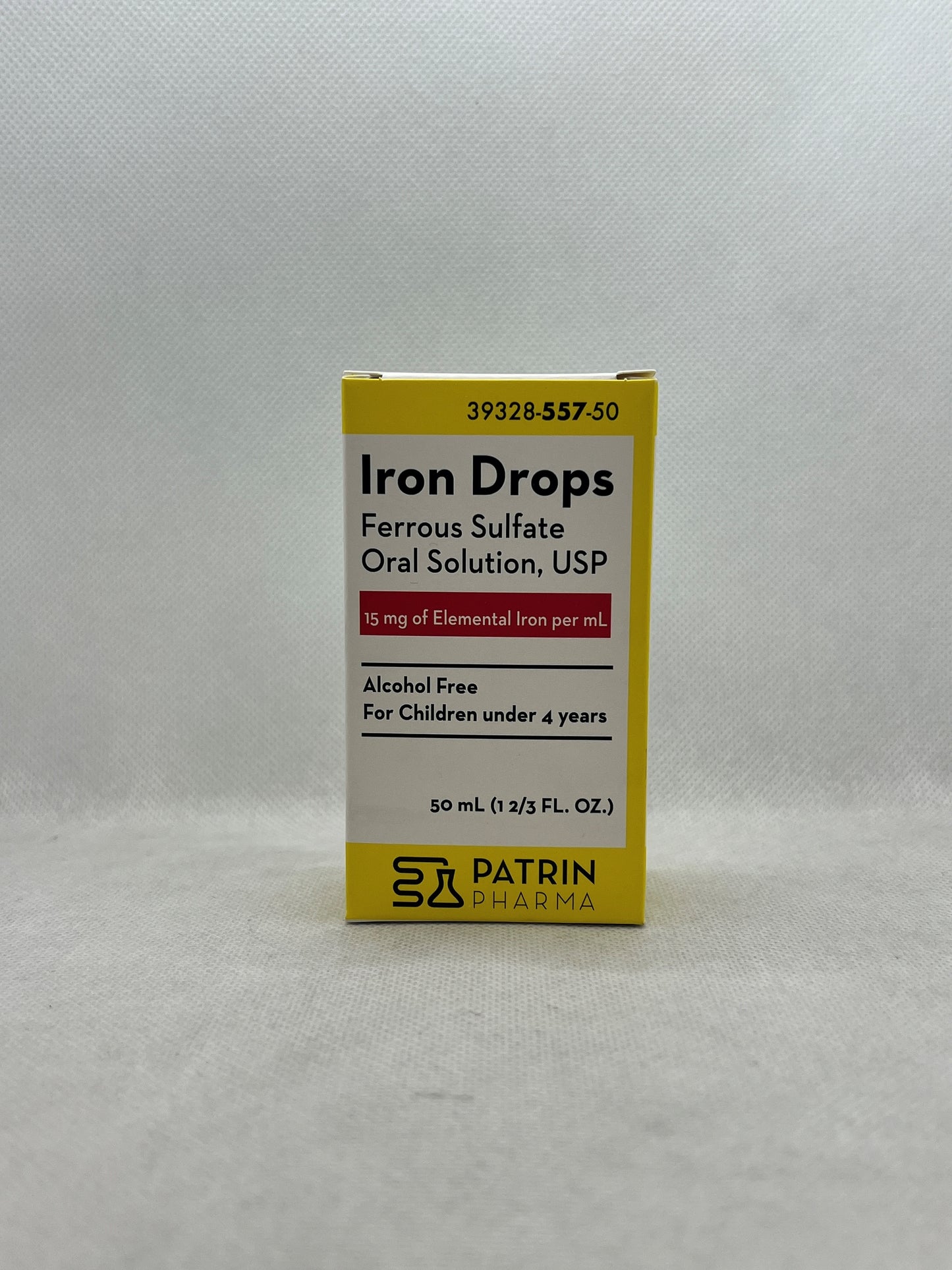 FERROUS SULF IRON DROP 15 MG/ML 50 ML PATRIN