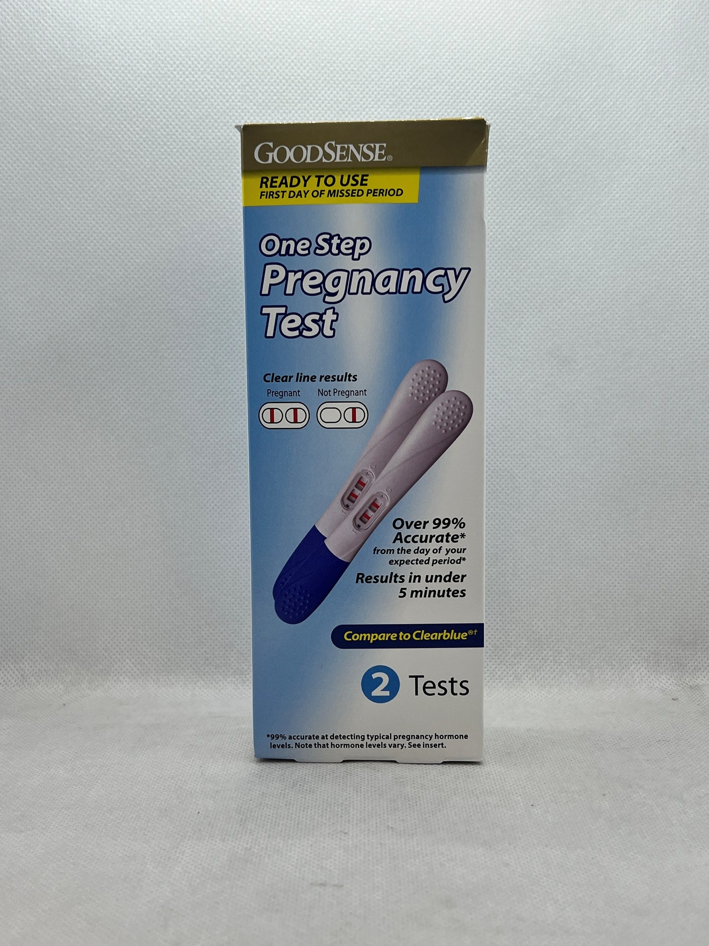 GS ONE STEP PREGNANCY TEST 2 CT