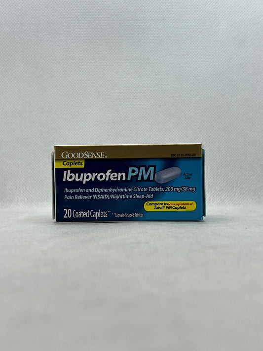GS IBUPROFEN PM 200/38 MG COATED CAPLETS 20