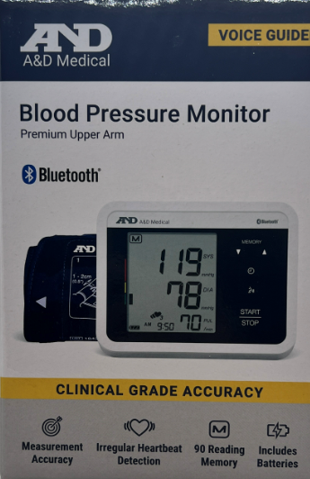 BP KIT DIG/AUTO VOICE BLUETOOTH 8.6-16.5" A&D