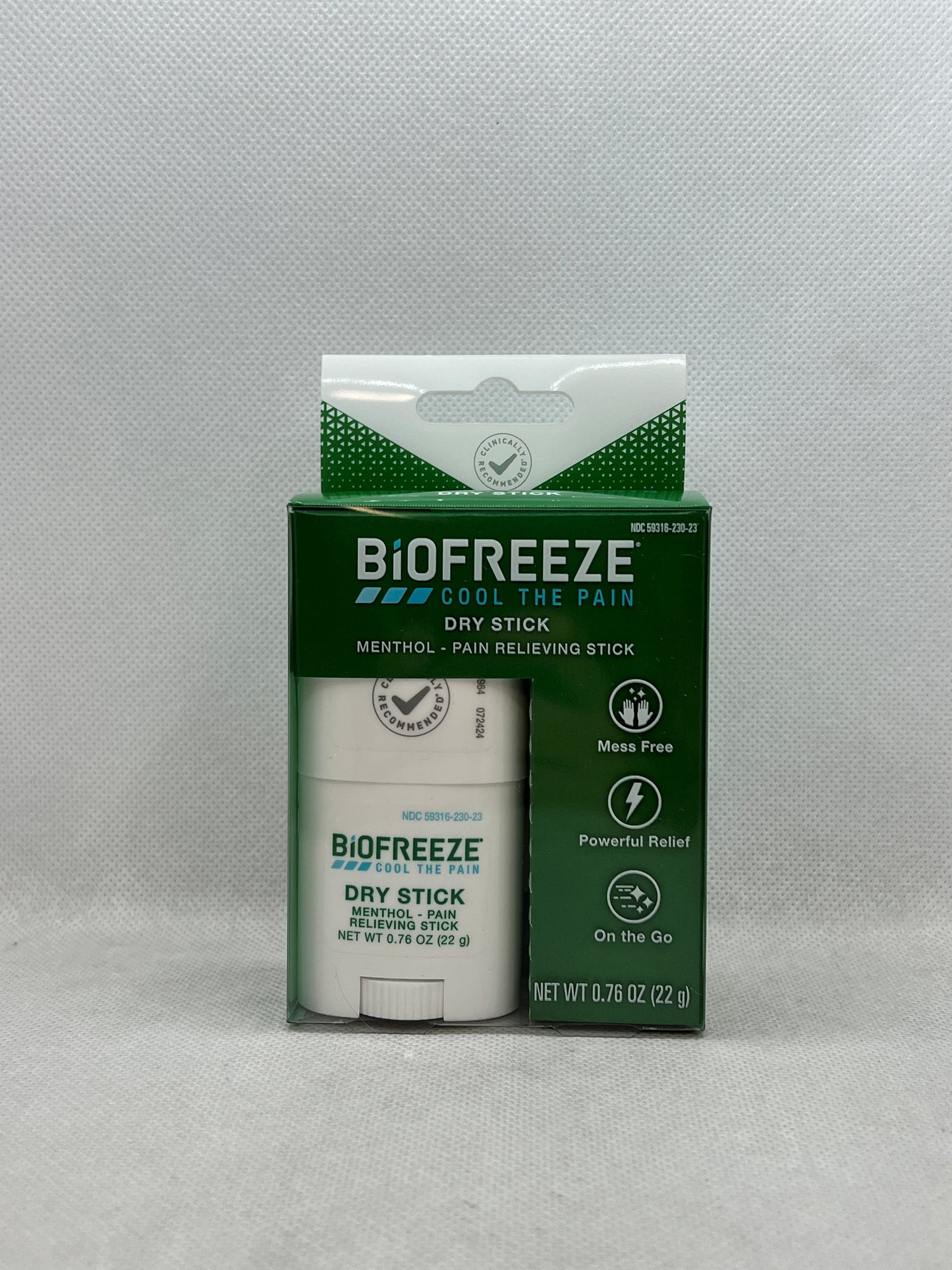 BIOFREEZE DRY STICK 0.76 OZ