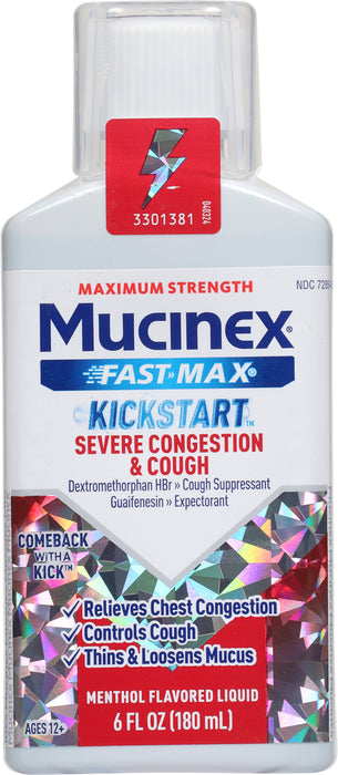 MUCINEX FAST MAX KICKSTART SEV CONG & CGH 6OZ