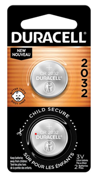 DURACELL BATT 3V LITHIUM 2PK #DURDL2032B2PK