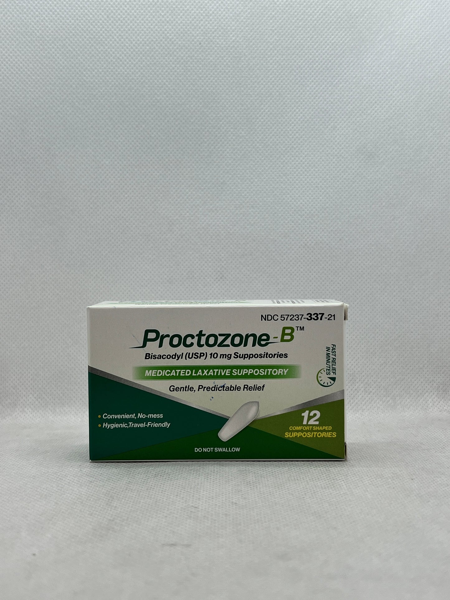 BISACODYL SUPP (PROCTOZONE-B) 10 MG 12 RISING