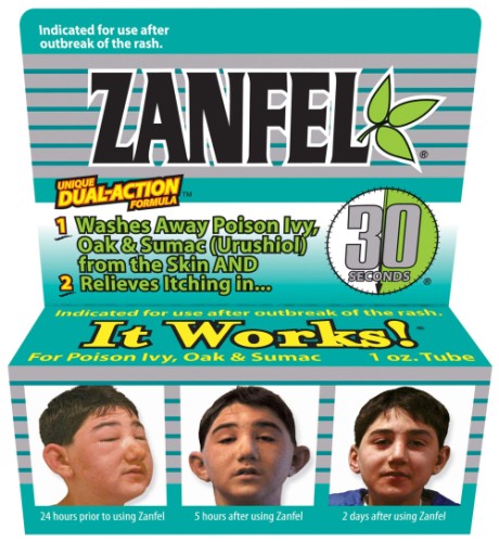 ZANFEL POISON IVY CREAM TUBE 1 OZ