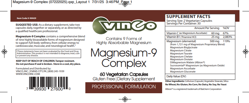 MAGNESIUM 9 COMPLEX 60 CAP