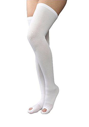 ANTI EMBOLISM THIGH 18MM IT WHITE LG TF