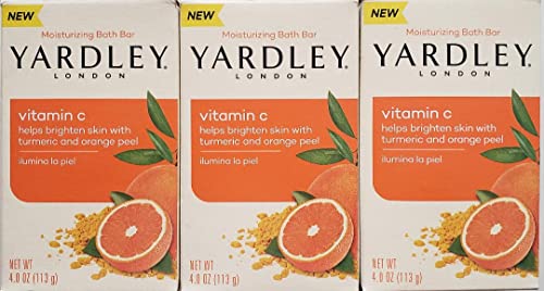 YARDLEY VIT C TUMERIC/ORANGE PEEL BAR 4 OZ