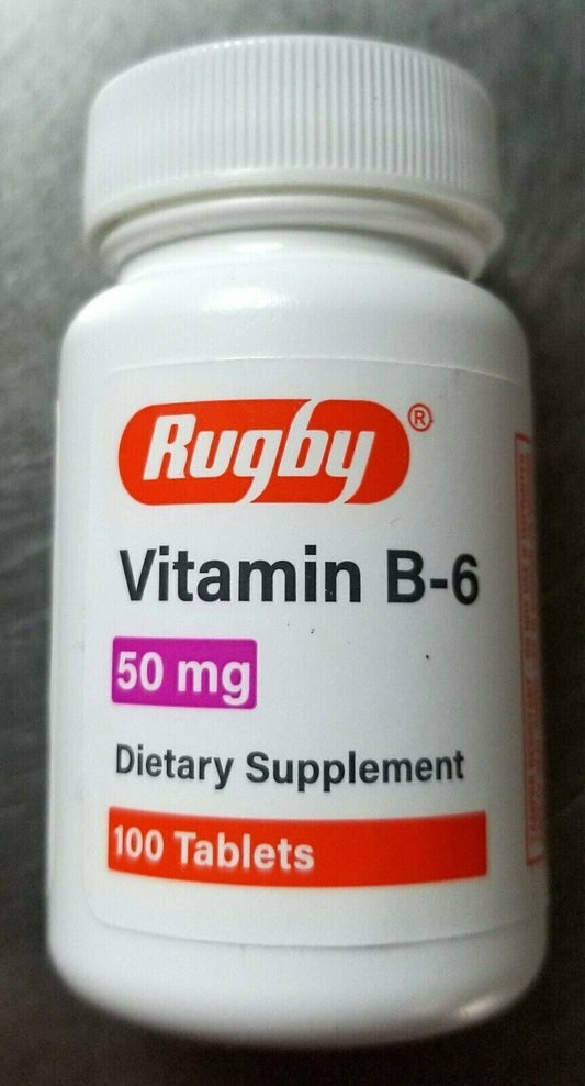 VITAMIN B-6 TAB 50 MG 100 MAJOR (RUGBY)