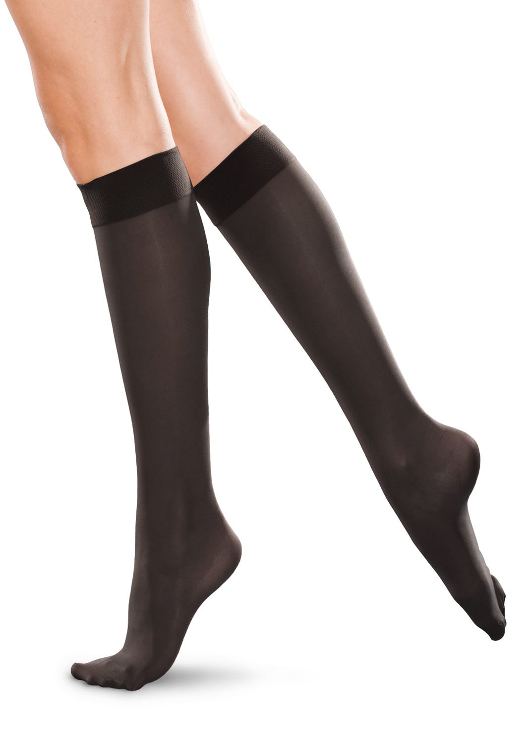 KNEE HIGH 30-40 MEN/WOMEN CT BLACK XL TF