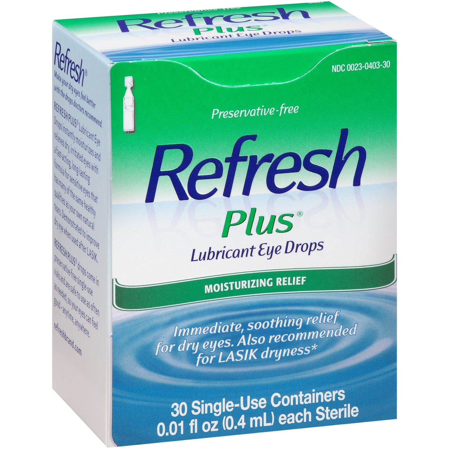 REFRESH PLUS EYE DROP U/D 30