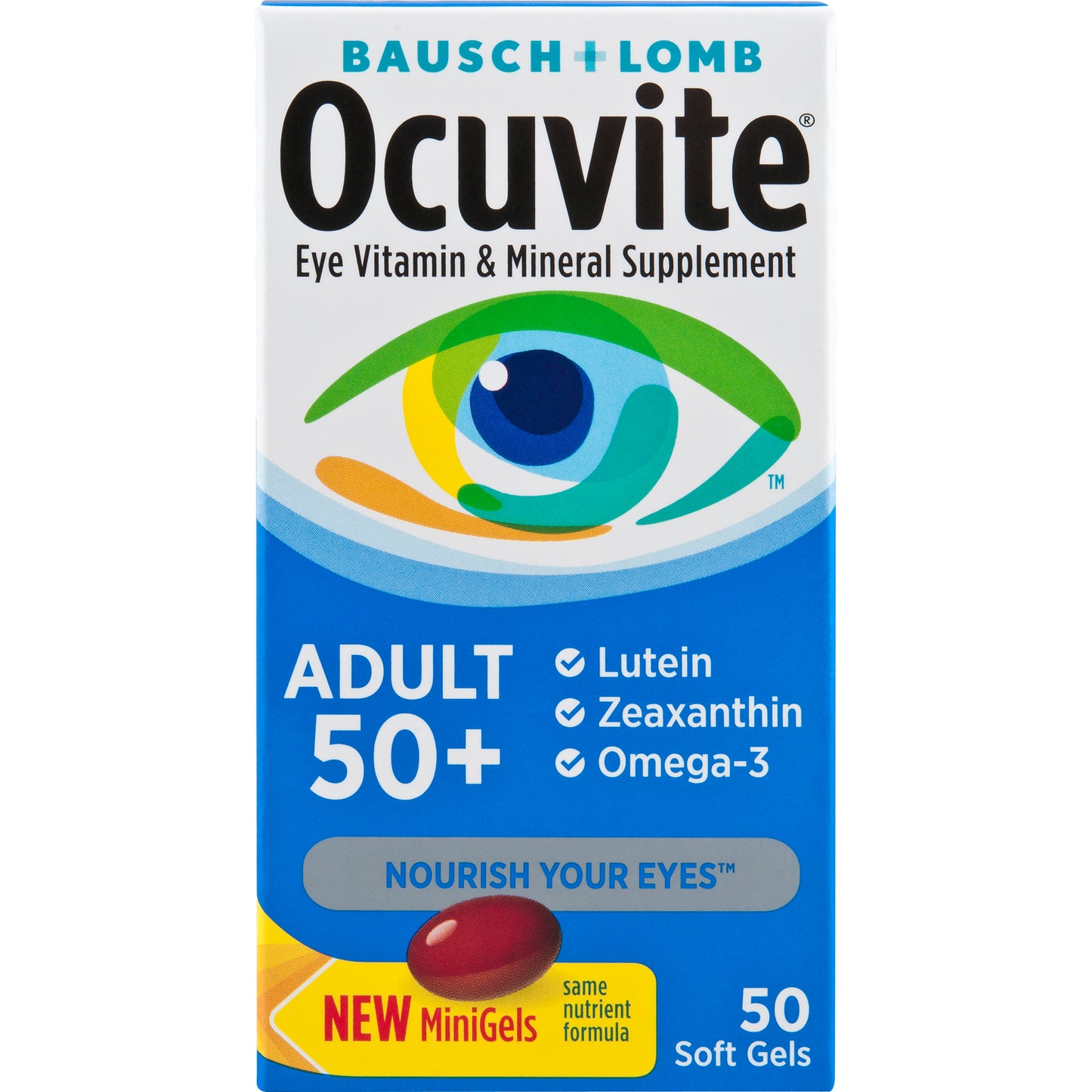 OCUVITE EYE VIT & MINERAL ADULT (OVER 50) 50