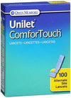 UNILET COMFORTOUCH LANCET ALTER/SITE 26G 100