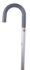 CANE ALUM ROUND 3/4" SILVER