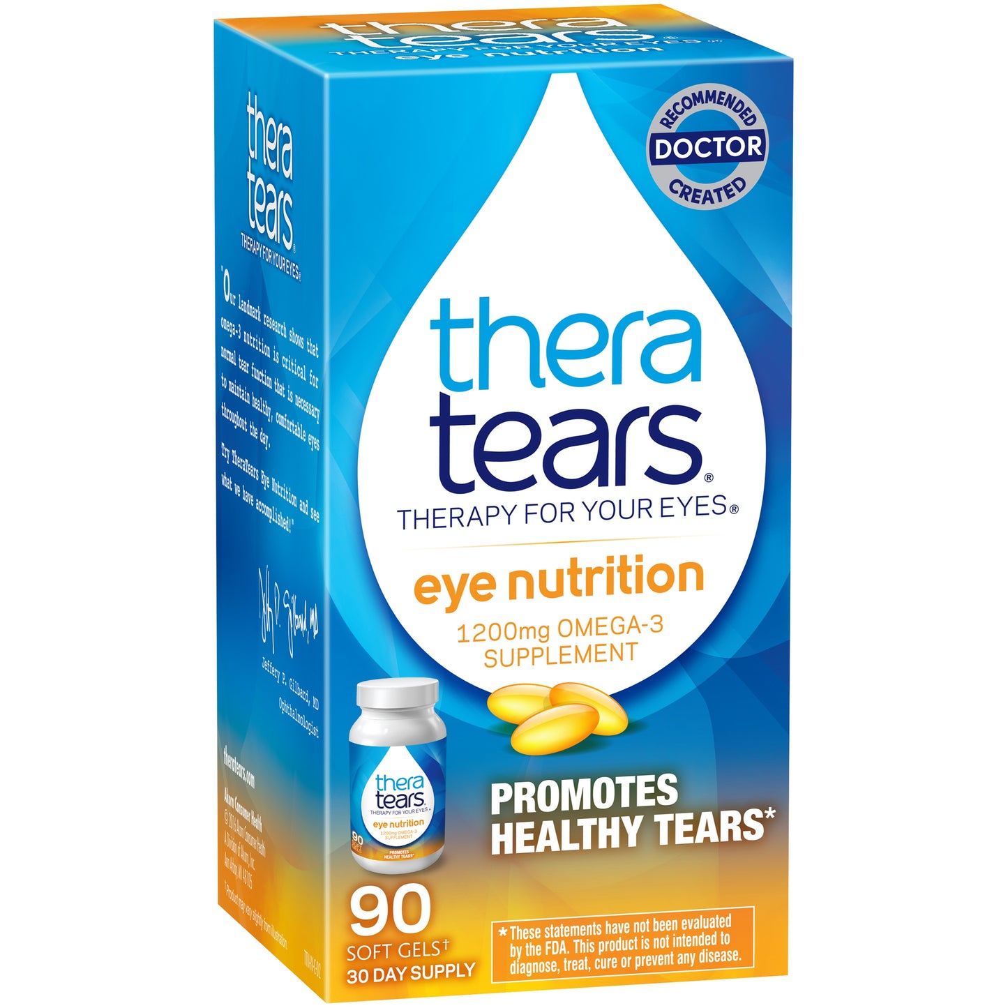 THERA TEARS NUTRITION FOR DRY EYE SOFTGEL 90
