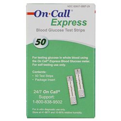 ON CALL EXPRESS TEST STRIP 50