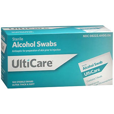 ALCOHOL SWAB STERILE BX/100