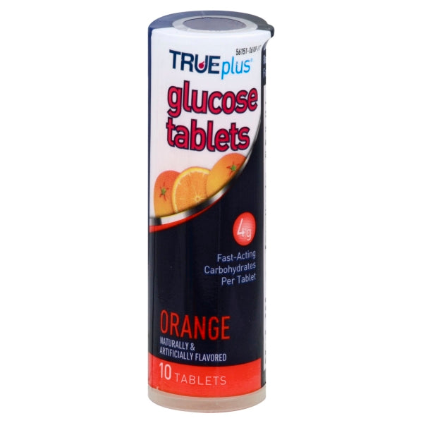 TRUE PLUS GLUCOSE TAB ORANGE 10