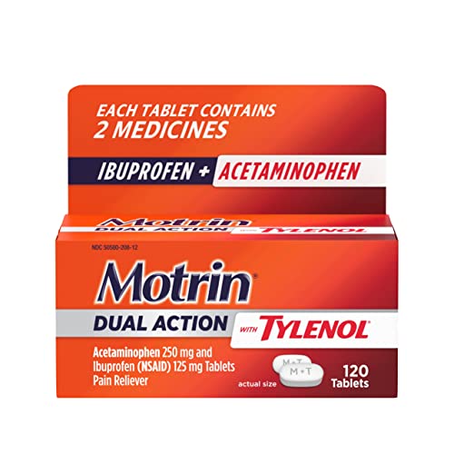 MOTRIN DUAL ACTION W/TYLENOL CAPLET 120