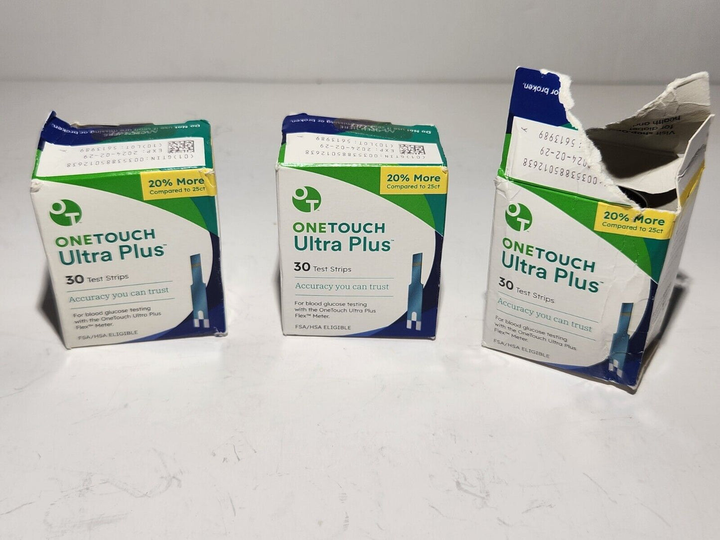 ONE TOUCH ULTRA PLUS STRIPS CASH BX/30