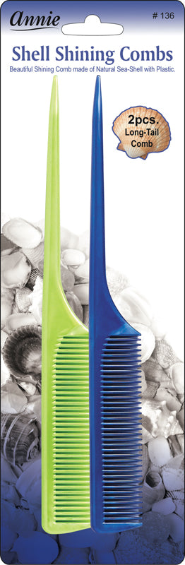 ANNIE SHELL SHINING COMB (LONG TAIL) #136