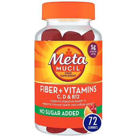 METAMUCIL FIBER + VITAMINS GUMMIES 72