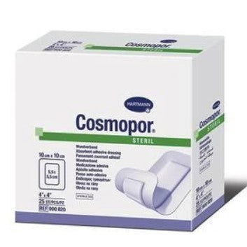 COSMOPORE STERILE ADH DRESSING 4 X 4" (25)