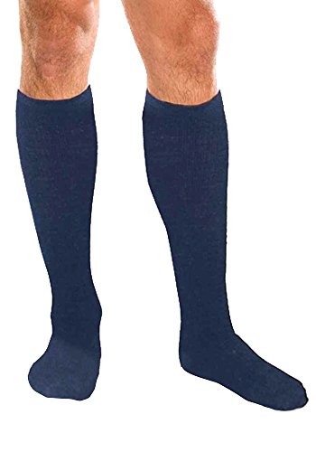 KNEE HIGH 10-15 CORE SPUN NAVY MD