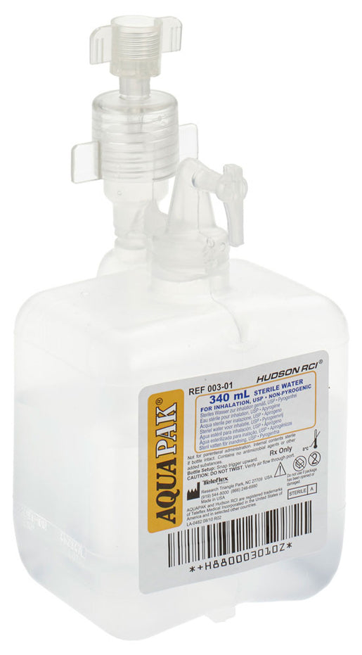 OXYGEN HUMIDIFIER PREFILL W/ADAPTOR 340 ML