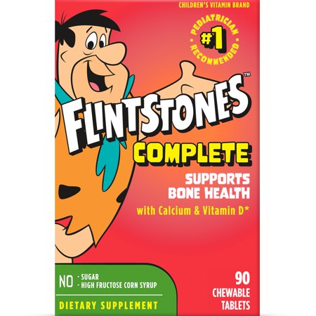 FLINTSTONES COMPLETE MULTIVITAMIN CHEW TAB 90