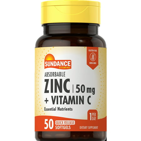 ZINC QR SOFTGEL 50 MG + VIT C 90 MG 50 SUND