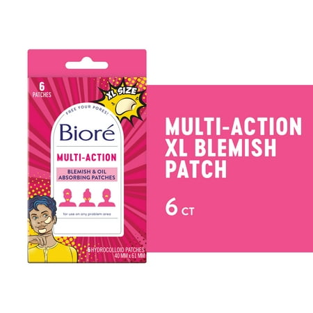 BIORE MULTI-ACTION BLEMISH & OIL PATCH 6