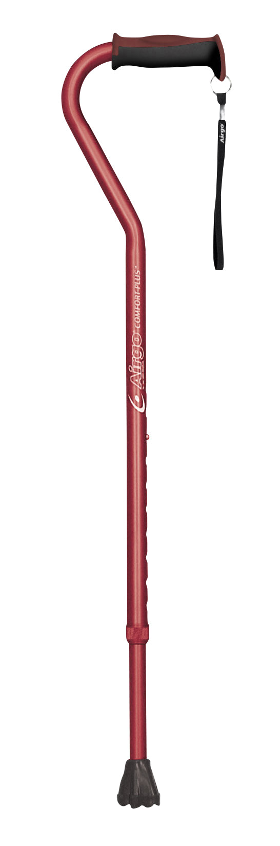 CANE ALUM OFFSET AIRGO BURGUNDY