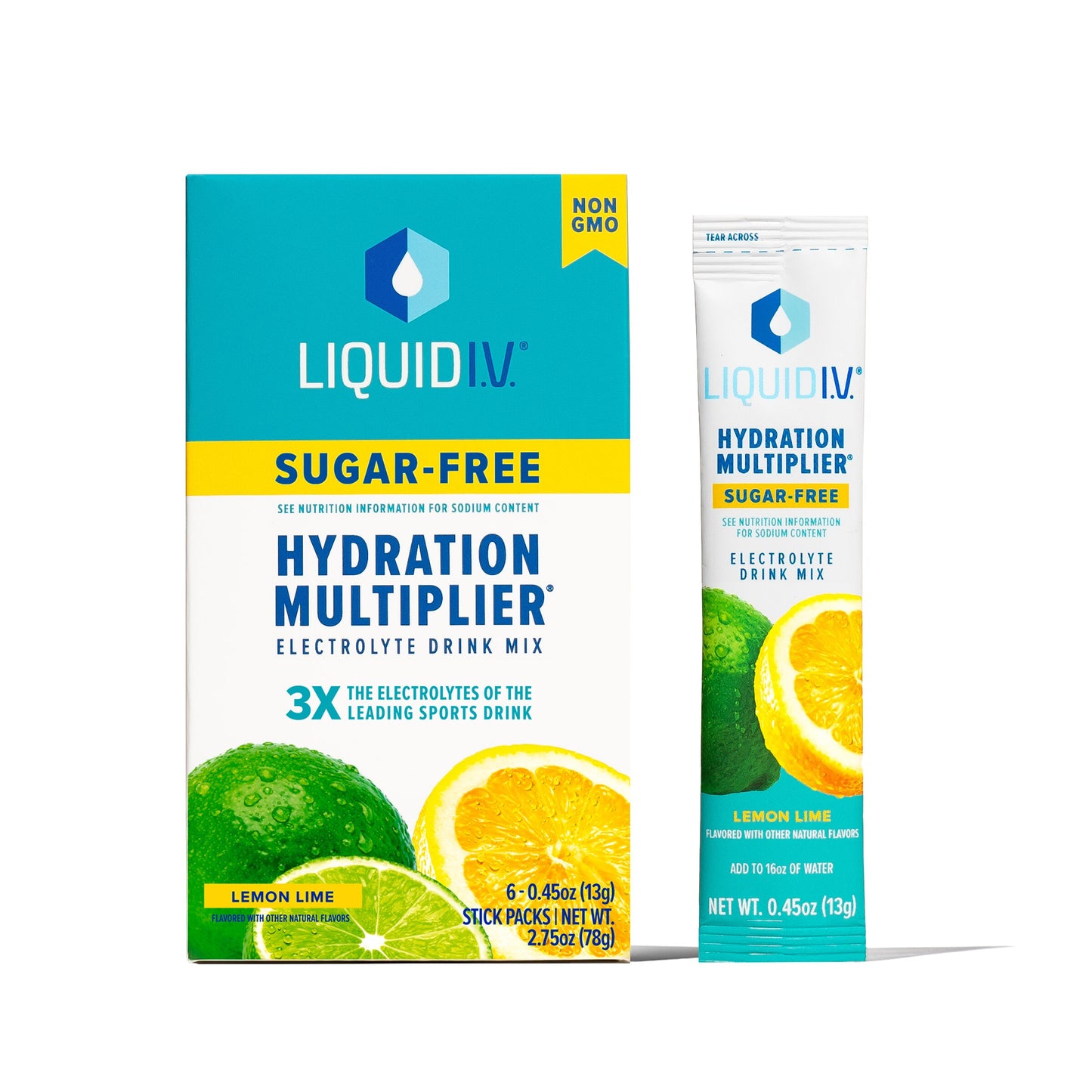 LIQUID IV SUGAR FREE LEMON LIME 6