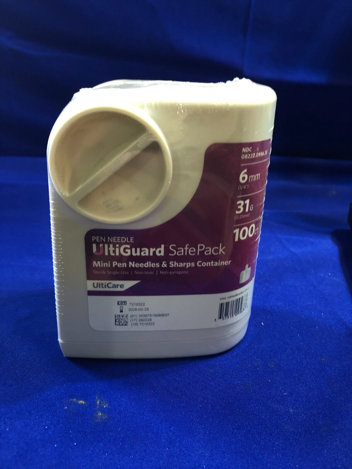 ULTIGUARD PEN NEEDLE 31G 6MM BX/100