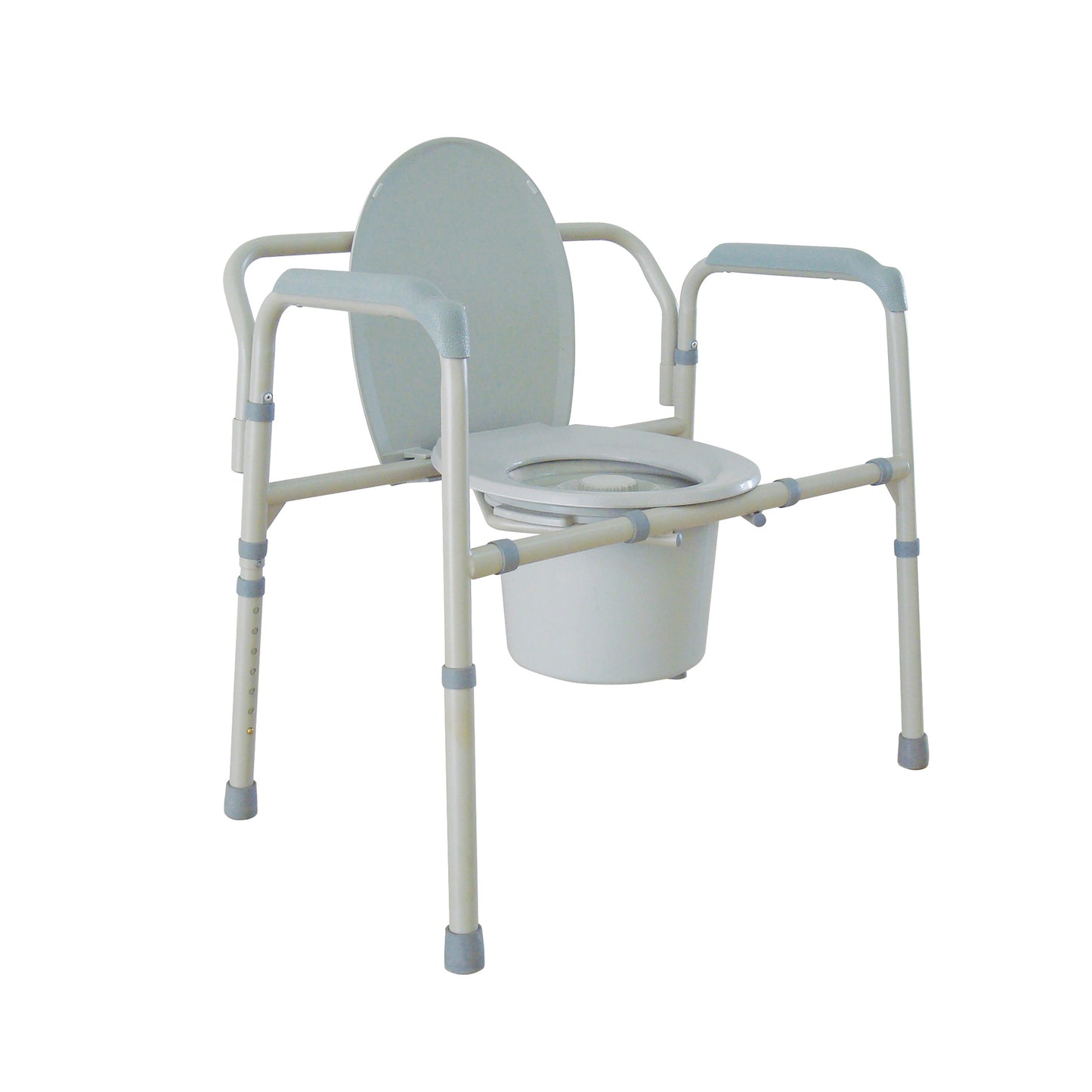 COMMODE BARIATRIC FOLDING HD 650 LB DRIVE