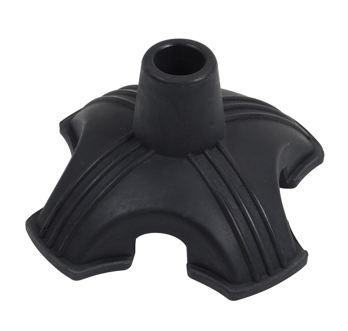 CANE TIP QUAD SUPPORT 3/4" BLACK