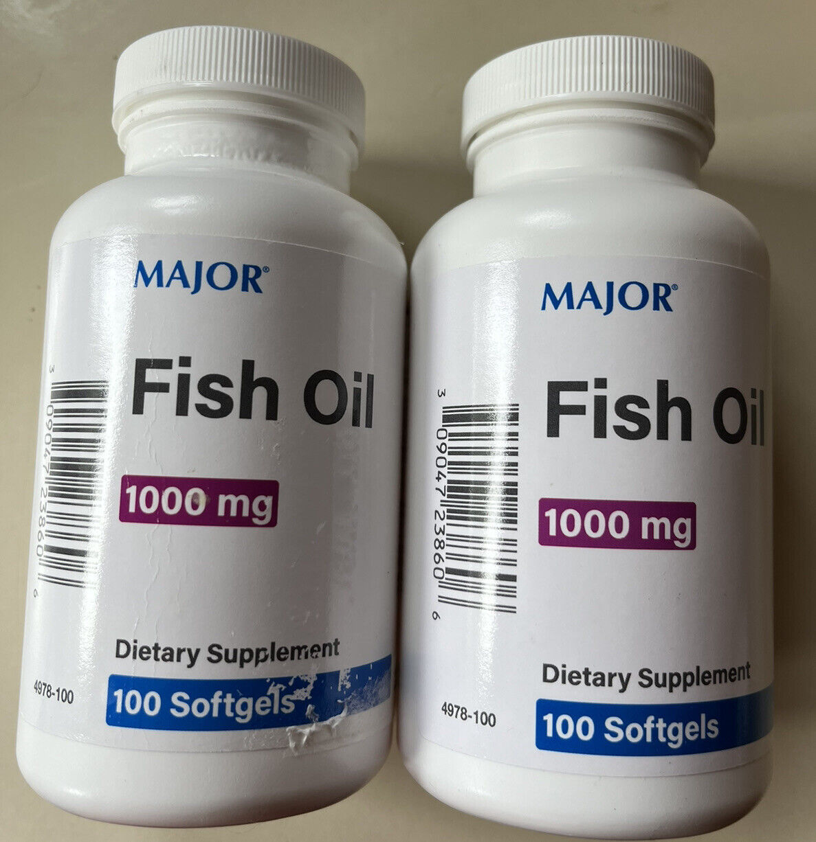 FISH OIL CAP 1000 MG 100 MAJOR