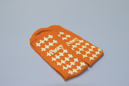 SOCKS NON-SKID LF YELLOW LG PR #6239L