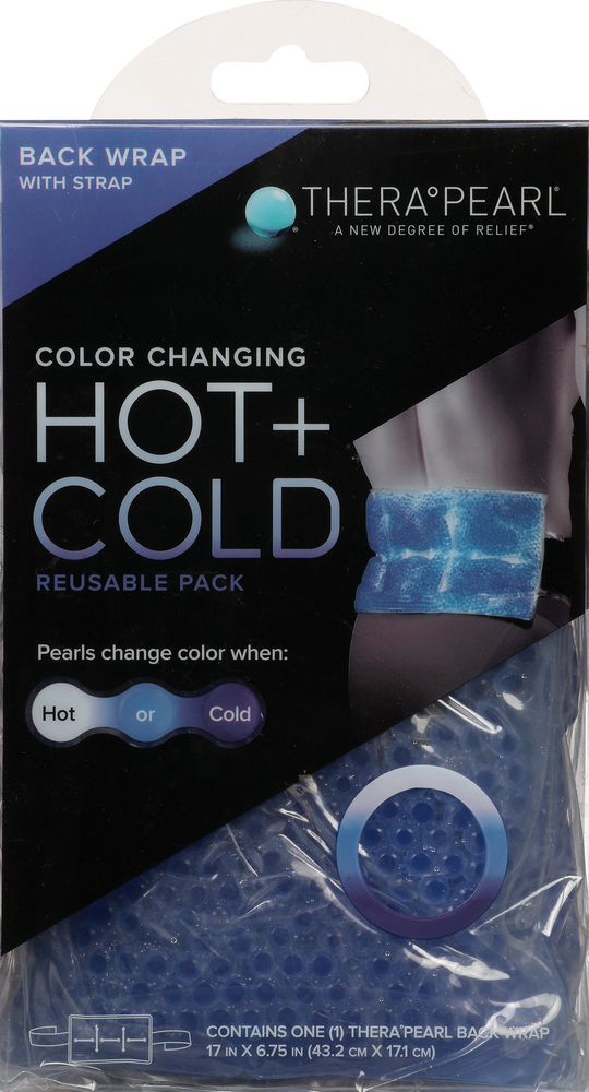 THERAPEARL HOT/COLD BACK WRAP W/STRAP