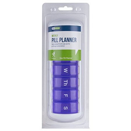 PILL REMINDER WEEKLY 7 DAY TRAVEL PILL POD