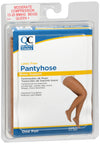 QC PANTYHOSE SHEER 15-20 BEIGE QUEEN PLUS